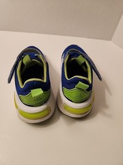 adidas Kids‘ Unisex 11 1/2 Racer Shoes Royal Blue/Cloud White/Lucid Lime 11.5K