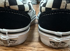 VANS Off the Wall Black White Checkered Sneakers Shoes Unisex Kids 11.5