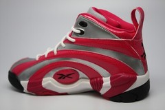 Reebok Shaqnosis OG Grade School Silver/Pink/White V53880 Big Kids Sz 4.5