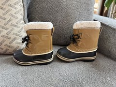 Sorel Yoot Pac TP Children’s Waterproof Boots In Color Mesquite Little Kids Sz 9
