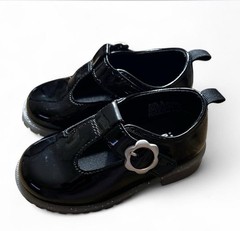 GAP Kids Black Patent Leather Mary Jane T-Strap Buckle Dress Shoes