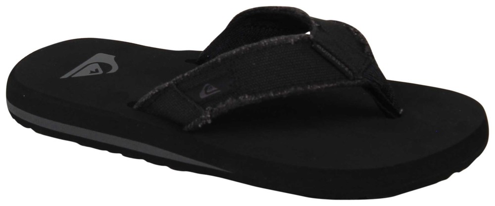 Quiksilver Boy’s Monkey Abyss Sandal – Black / Brown – New