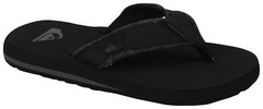 Quiksilver Boy’s Monkey Abyss Sandal – Black / Brown – New