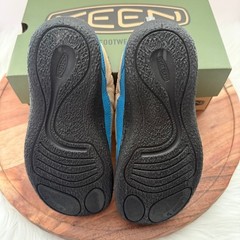 KEEN Howser Low Wrap Youth 2 Safari Mykonos Blue Fleece Lined Shoes 1026639