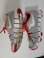 Nike Flex Experience Run Women’s Running Shoes Gray Orange Size 7 EU 40 Athletic