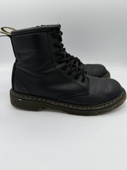 Dr. Martens Junior Collection Softy Lace Up Side Zipper Black Combat Boots Sz 3