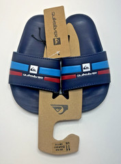 Quicksilver Kids Size 11 Hydrosquish Technology Blue Slides w/Logo