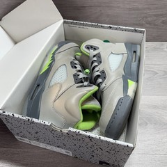 Size 7 (GS) – Jordan 5 Retro 2022 Mid Green Bean W/ OG Box DQ3734-003