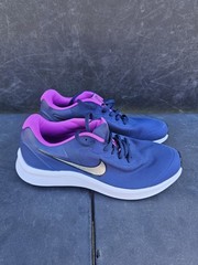 Nike Star Runner 3 Navy Purple Athletic Running Shoes DA2776-404 Kid’s Size 6Y