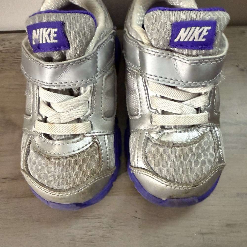 Nike Better World Silver Purple Pink Colorblock Sneakers Unisex Kids 6C EU 22