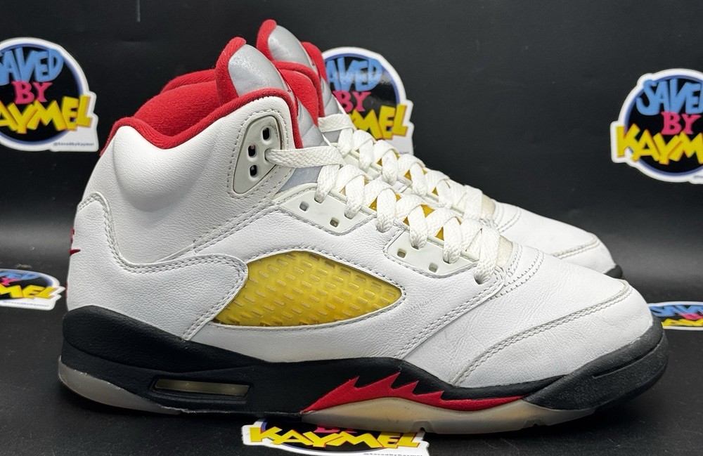 Size 5.5 (GS) – Jordan 5 Retro 2020 Mid Fire Red