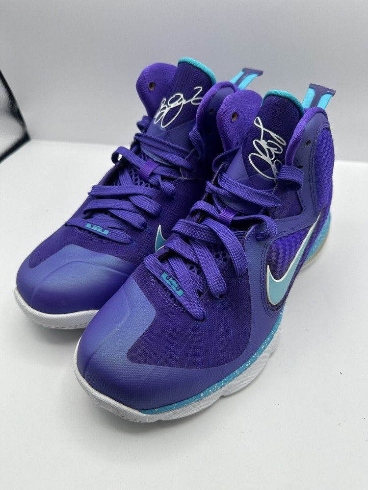 Size 7 (GS) – Nike LeBron 9 Mid Summit Lake Hornets