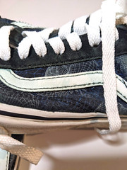 Vans Framewire Skull Canvas and Leather Sz 4.5 Men & 6.0 Women, 500714 Old Skool