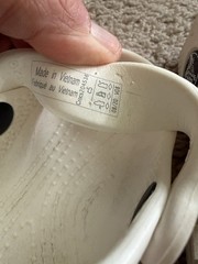 Crocs Classic Slip On Clogs White Shoes Toddler Kids Size 5 C5