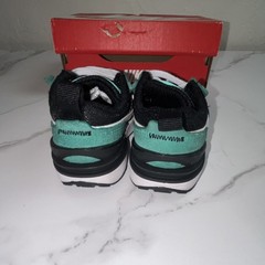 Nike Waffle One TD Green Black White Logo Unisex Kids Low Top Sneakers 5C