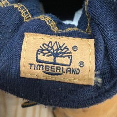 Timberland Boots Youth 1.5M Script Roll Top Combat Brown Leather Ankle Top 29756
