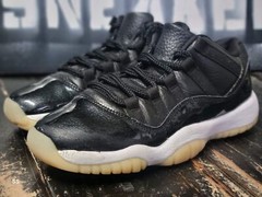 Jordan Retro 11 Low Black Patent Basketball Shoes 528896-001 Boy/Girl size 4.5y