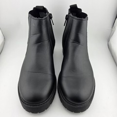 Wonder Nation Chelsea Lug Sole Boots Active Grunge Punk Kids Combat 2 Black Good