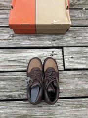 VTG Nike Air Max Goadome 311568-222 ACG Boots Baroque Brown Leather Size 3 Y