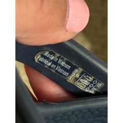 Crocs Kids Classic Clogs Navy Blue with Jibbitz Charms Size J3 10190