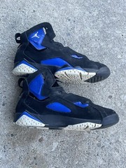 Nike Air Jordan True Flight Black Game Royal 342964-042 Size 1y No Soles / Laces