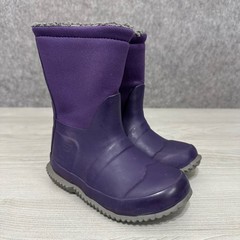 Hunter Kids Original Insulated Slipper Boots Purple UK 8 Kids US 9 Rain Boots