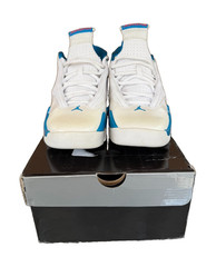 Air Jordan 14 Neptune 2011(GS) Kids US 7Y White/Blue Mid Top Leather 467798-107