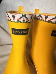 Pendleton Kids’s Rain Boots Yellow NEW Size 13