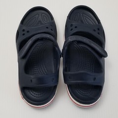 Kids Crocs Crocband II Sandals Boys Size J1 Youth 1 Blue Open Toe Water Shoes