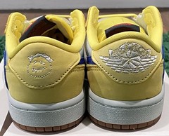 Jordan 1 Retro Low OG Travis Scott Canary PS Size 1.5Y Deadstock/Brand New!