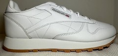 Size 7 Reebok Classic Leather Junior White Gum Bottom GZ6098