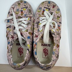 2017 Vans X Peanuts Toddler Size 9c Pre-owned Pink Girls Snoopy