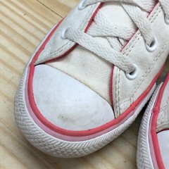 Converse Shoes Junior 3 Chuck Taylor All Star Ox Sneakers Pink White Low 668484F