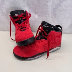 Air Jordan 6 Retro GS Toro Bravo Sneakers Size 6.5Y/ 8 Womens