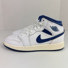 Nike Air Jordan 1 Mid Industrial Blue Kids Size 4.5Y / Women’s 6 FN7432-141