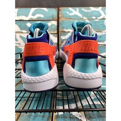 Nike Huarache Unisex Size 7Y/W8.5 Sneakers Shoes Play Blue Lightning 704943-003