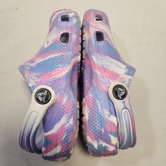 Crocs Classic Marbled Clog Kid’s Size C12 White/Pink/Blue Tye Dye