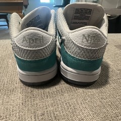 Nike SB Dunk Low Pro April White Teal Grey Kids Skate Shoes Size 10C