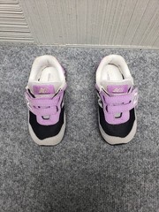 New Balance Kid Sneaker 6 Multicolor Logo Hook & Loop Closed Toe Toddler Shoe