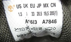 TIMBERLAND YOUTH MT MADDSEN WATERPROOF HIKING BOOTS SIZE 1.5 TB0A16I3242 BROWN