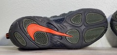 Nike Air Foamposite Pro Mid Sequoia Black Suede (644792-300) Shoes Size 6Y (GS)
