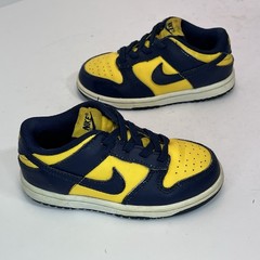 Nike Dunk Low TD „Michigan“ Size 9C Varsity Maize Navy CW1589-700