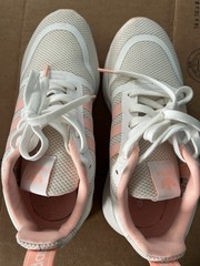Adidas Multix J Q47162 Size Woman’s 8 Kids 6.5 Pink White Stripe