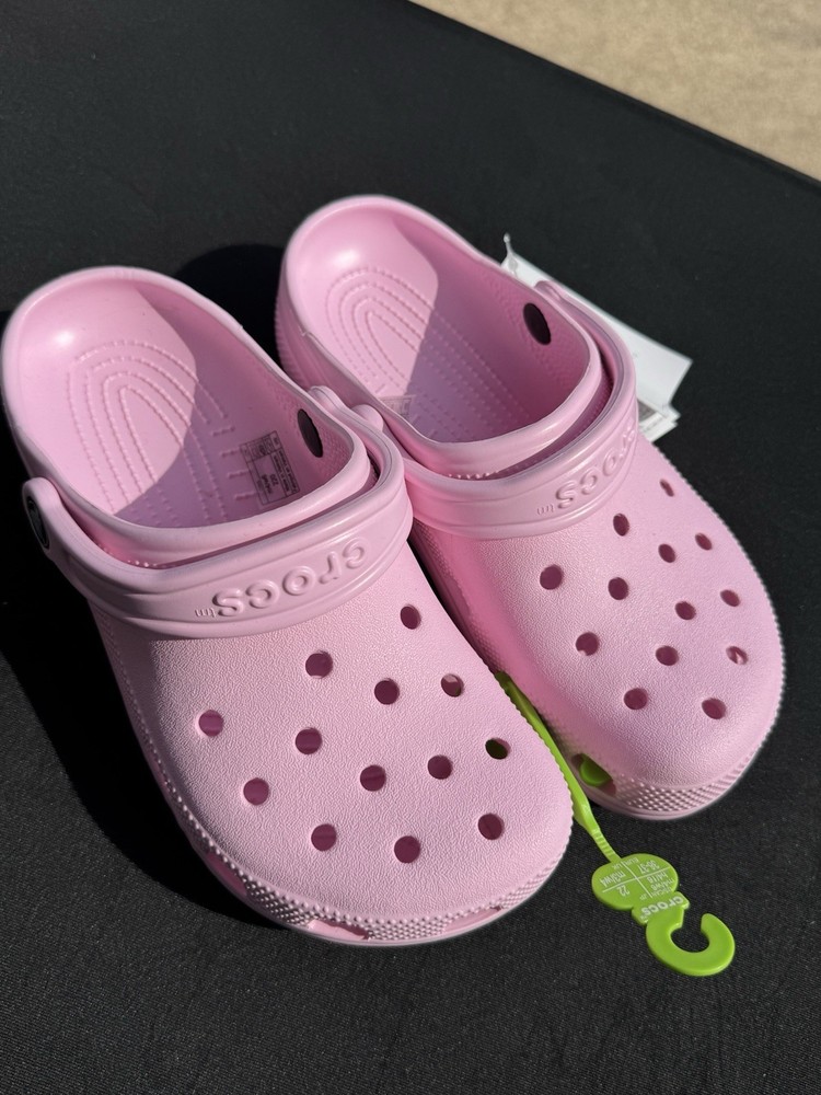 Crocs Junior 3 – J3 Pink 🌸 Classic Clog Fast Shipping New, White Tags.