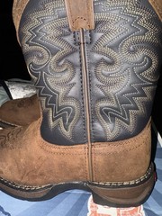 🌸 NIB Durango Lil‘ Rebel Western Boots Kids Leather, Brown, Sz 13.5