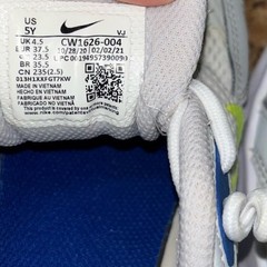 Nike Air Max Bolt GS Pure Platinum Royal Volt Size 5Y CW1626-004 Running Shoes