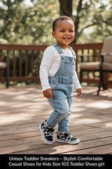Unisex Toddler Sneakers – Stylish Comfortable Casual Shoes for Kids Size 10.5