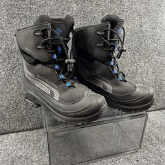 Columbia Youth Unisex Bugaboot Plus IV Omni-Heat Boot Black Hyper Blue Size 2