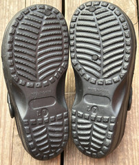 Rubber Clogs, Unisex Adults Size 7, Black