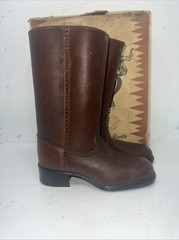 New Children’s Brown Rodeo Cowboy Boots. 11.5 11 1/2 D. 24-84
